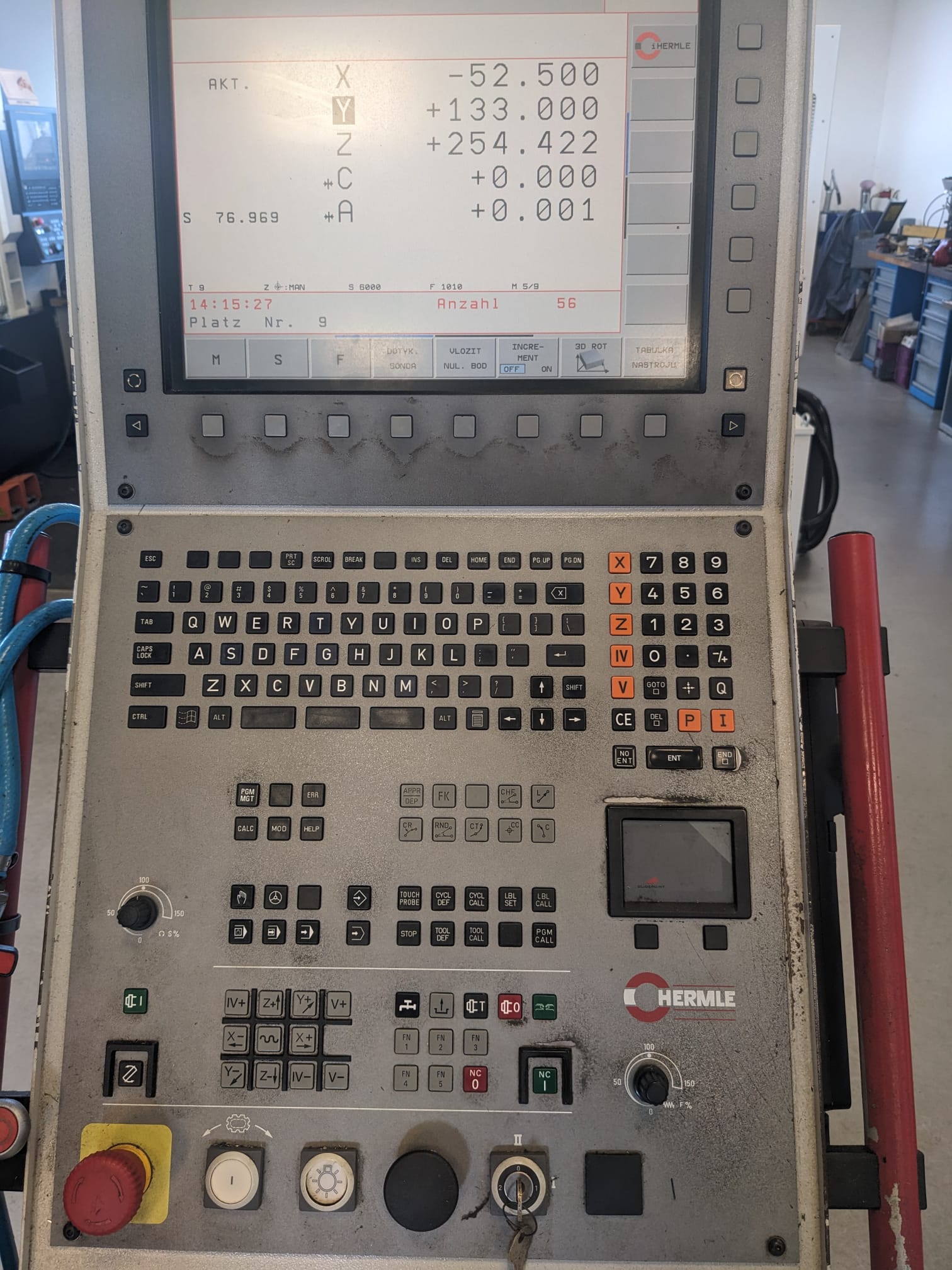 Nabízíme k prodeji CNC centrum Hermle C 800 U 4 Hermle C 800 U 6