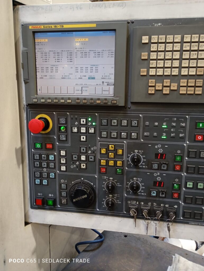 CNC soustruh Doosan Puma TT 1800 SY s řídicím systémem Fanuc 7 Doosan Puma TT 1800 SY 6