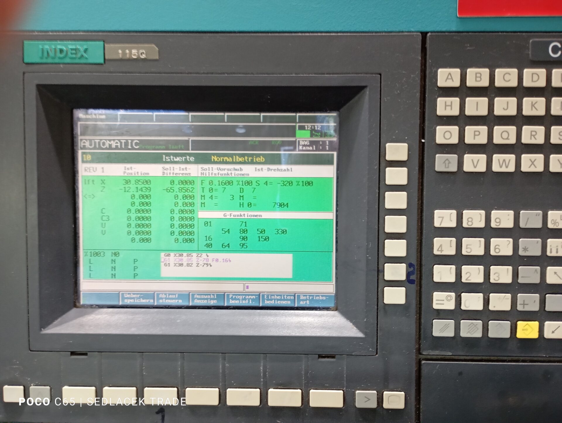 Prodej CNC soustruhu INDEX G200 9 index g 200 10