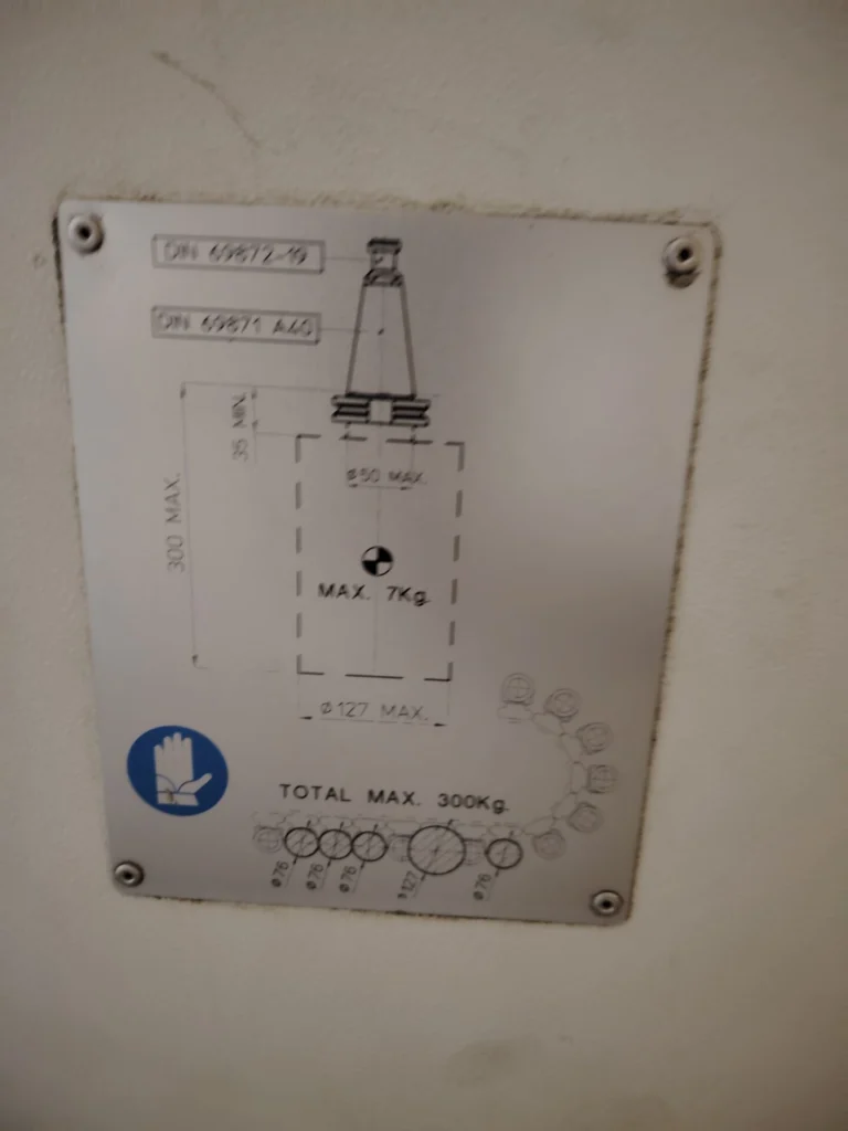 Použité CNC vertikální obráběcí centrum SIGMA COMPACT 5A (2016) 19 IMG 20260225 094224