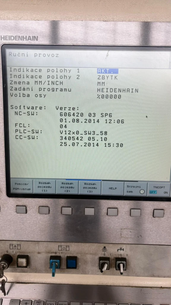 TAJMAC-ZPS MCV 1210 – Vertikální obráběcí centrum, rok výroby 2014, Heidenhain iTNC 530 8 ZPS MCV 1210 9