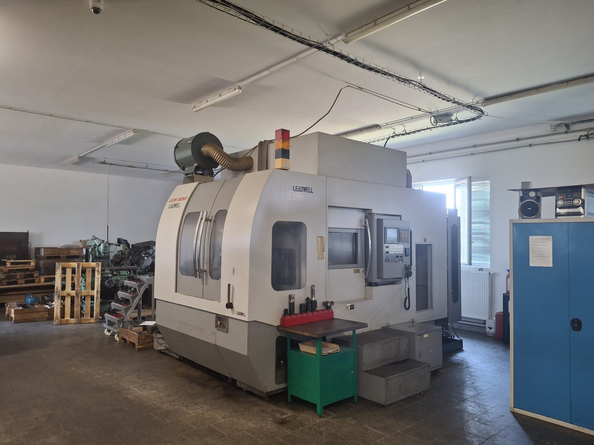 LEADWELL LCH‑500 – HORIZONTÁLNÍ CNC OBRÁBĚCÍ CENTRUM (2007)